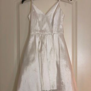 Shiny pearly white dress:) 🤍